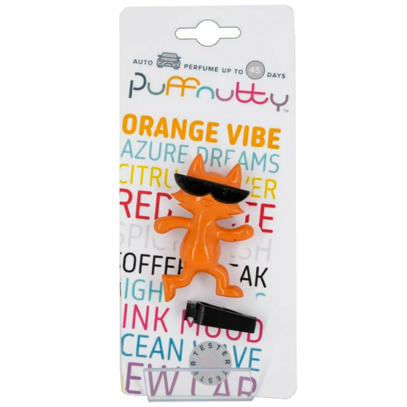 Ароматизатор для автомобиля Puffnutty Оранжевый вайб
Ароматизатор для автомобиля Puffnutty Оранжевый вайб