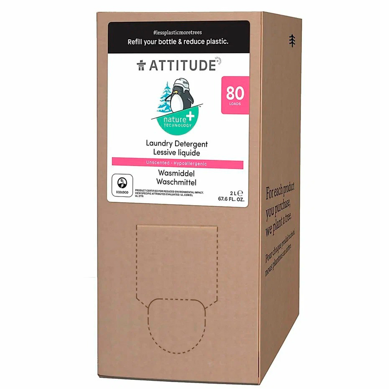 Концентрированная жидкость для стирки Attitude гипоаллергенная без запаха 2л/80 стирок
Концентрированная жидкость для стирки Attitude гипоаллергенная без запаха 2л/80 стирок