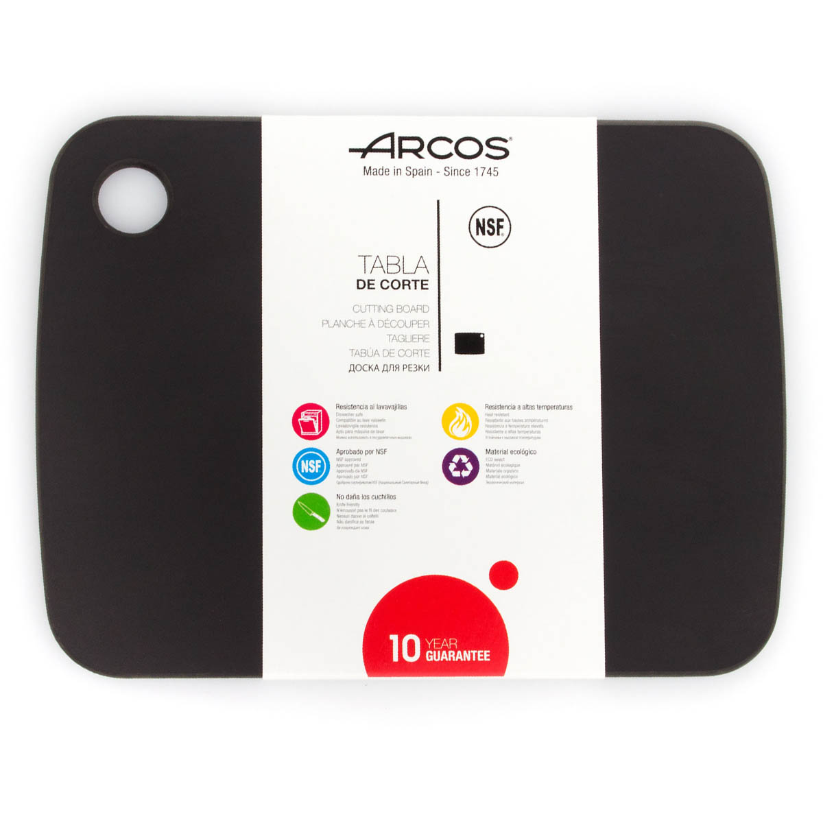 Доска разделочная Arcos Accessories 24х14см
Доска разделочная Arcos Accessories 24х14см