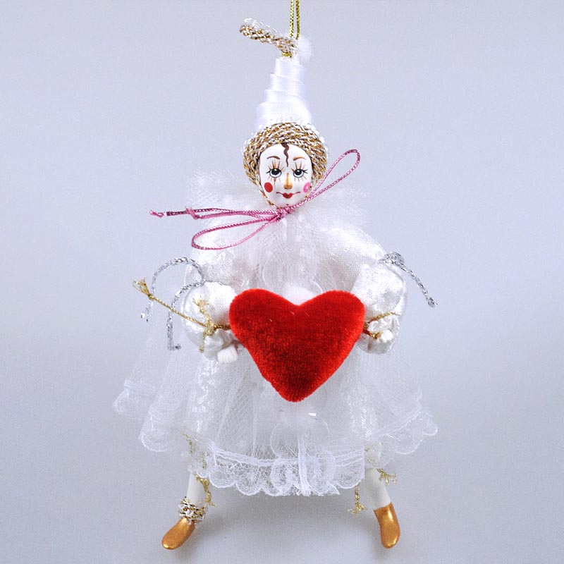 Елочная игрушка Мануфактура подарков Белый клоун с сердечком
Елочная игрушка Мануфактура подарков Белый клоун с сердечком