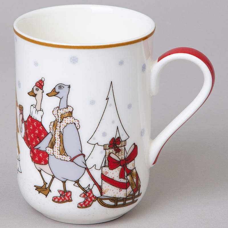 Кружка Lefard Family Christmas Гуси с подарками 320мл
Кружка Lefard Family Christmas Гуси с подарками 320мл