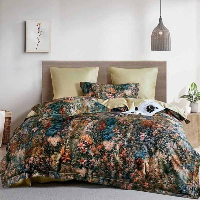 Комплект постельного белья евро Anabella Asabella цветы на темно-изумрудном
Комплект постельного белья евро Anabella Asabella цветы на темно-изумрудном