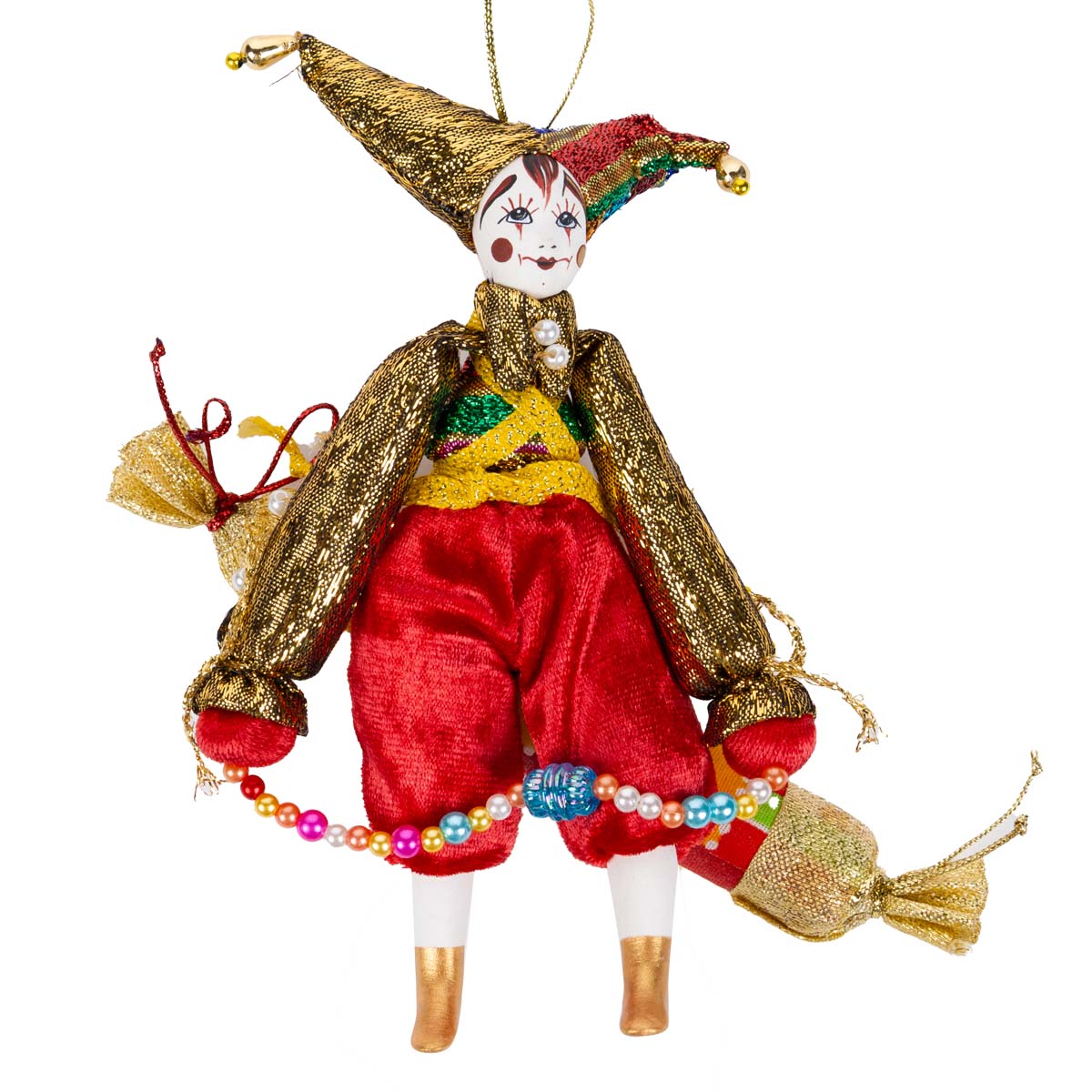 Елочная игрушка Мануфактура подарков Скоморох на хлопушке
Елочная игрушка Мануфактура подарков Скоморох на хлопушке