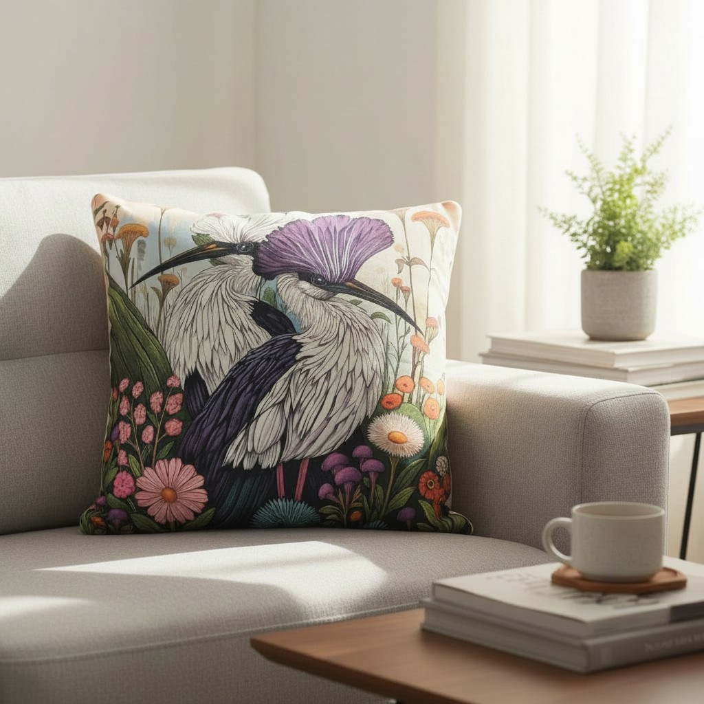 Подушка декоративная Фабрика Дивные птицы Две бело-фиолетовые птицы
Подушка декоративная Фабрика Дивные птицы Две бело-фиолетовые птицы