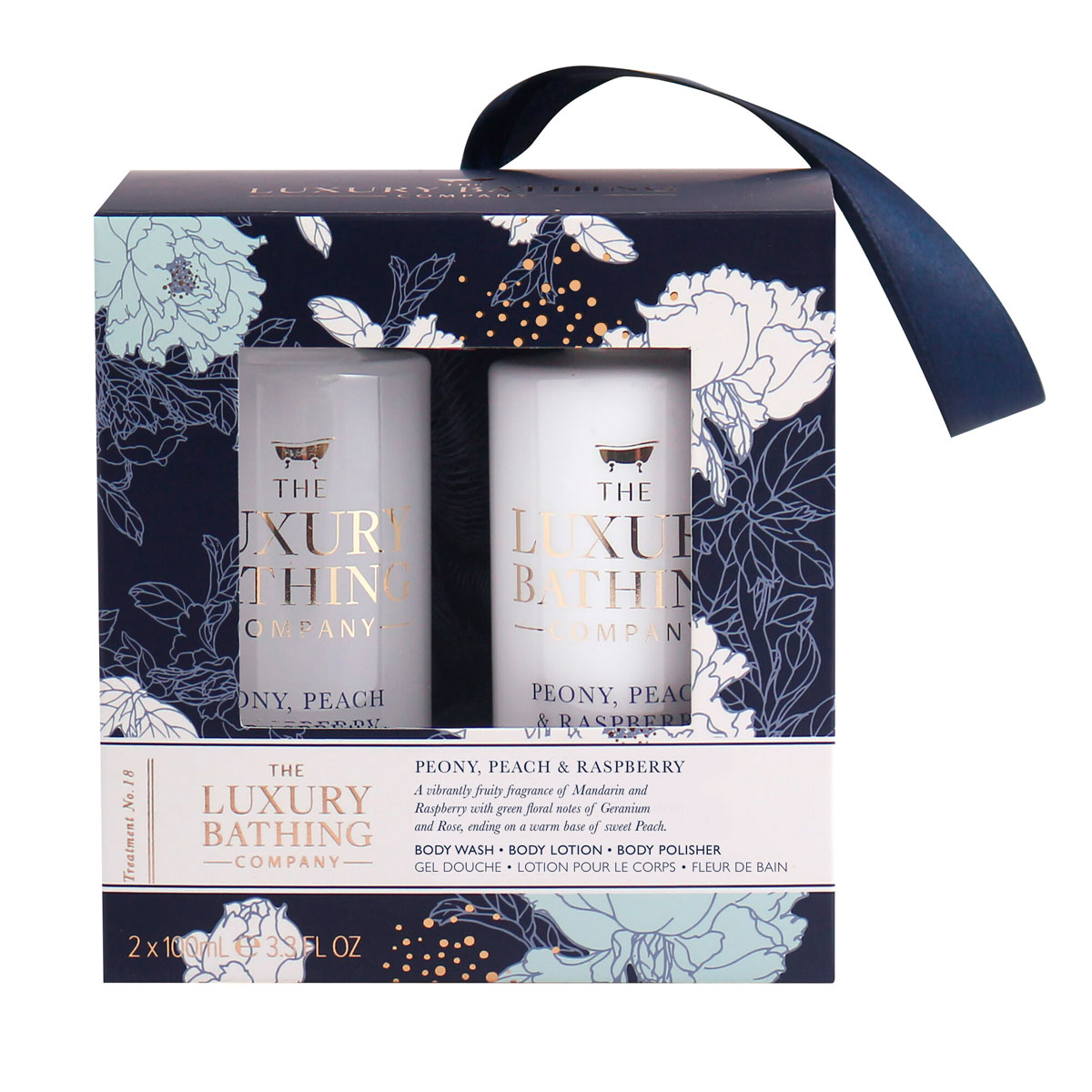 Подарочный набор The Luxury Bathing Company Идеальная пара Пион, персик и малина
Подарочный набор The Luxury Bathing Company Идеальная пара Пион, персик и малина