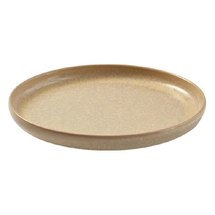 Тарелка плоская 17см Kenai Ceramics Luma, цвет песочный