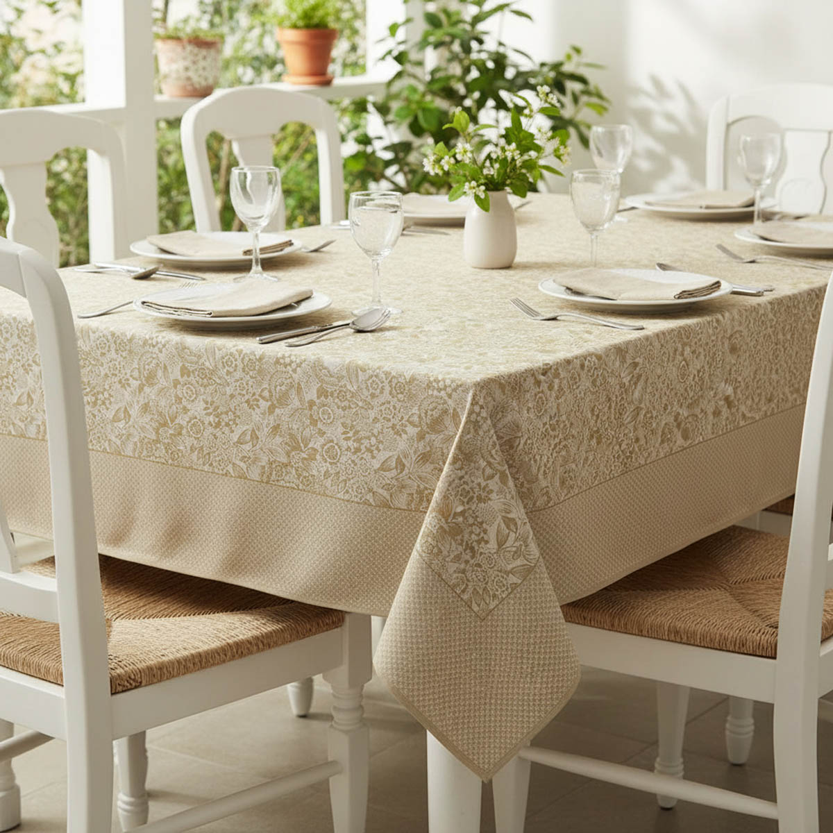 Скатерть Le Jacquard Francais Osmose 175x320см, беж
Скатерть Le Jacquard Francais Osmose 175x320см, беж