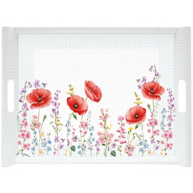 Поднос Easy Life Les Coquelicots 52x37см, Белый;красный
Поднос Easy Life Les Coquelicots 52x37см, Белый;красный