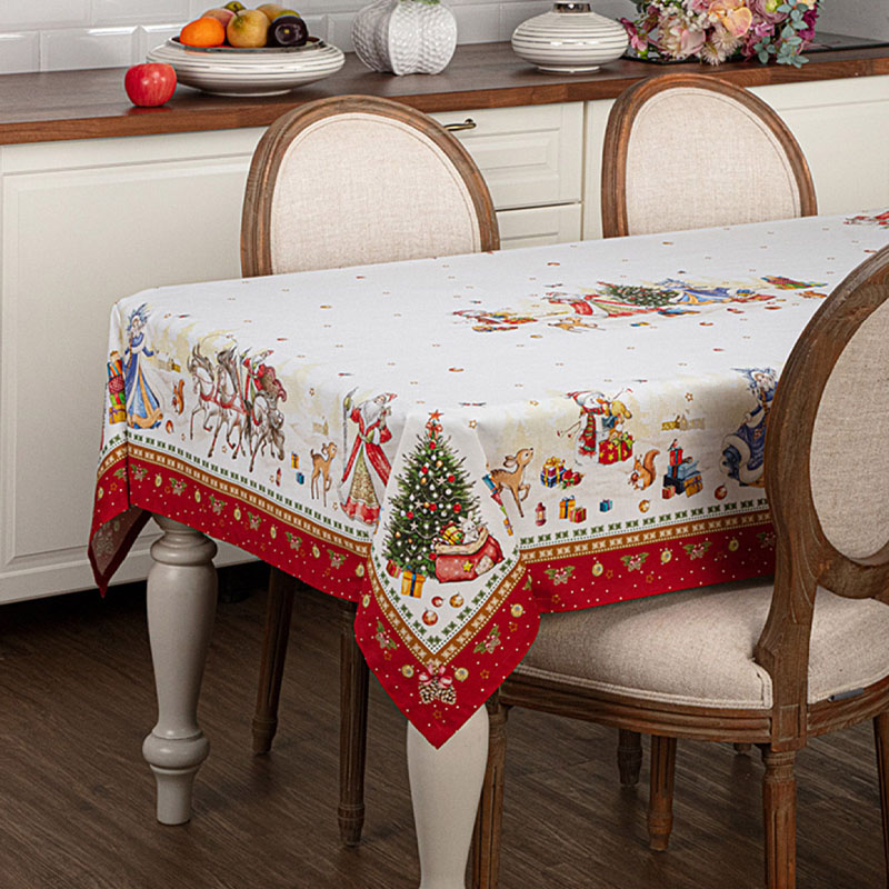 Скатерть с пропиткой Santalino С Новым Годом 160x220см
Скатерть с пропиткой Santalino С Новым Годом 160x220см