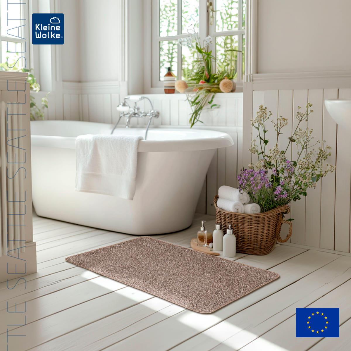 Коврик для ванной 70x120см Kleine Wolke Seattle, серо-коричневый
Коврик для ванной 70x120см Kleine Wolke Seattle, серо-коричневый