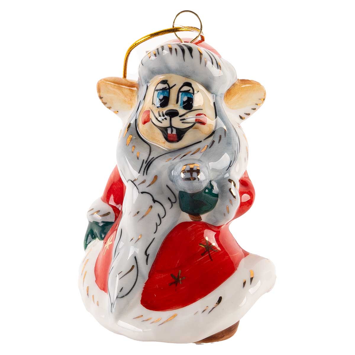 Елочная игрушка Лефортовский фарфор Ну, погоди! Заяц в шубке
Елочная игрушка Лефортовский фарфор Ну, погоди! Заяц в шубке