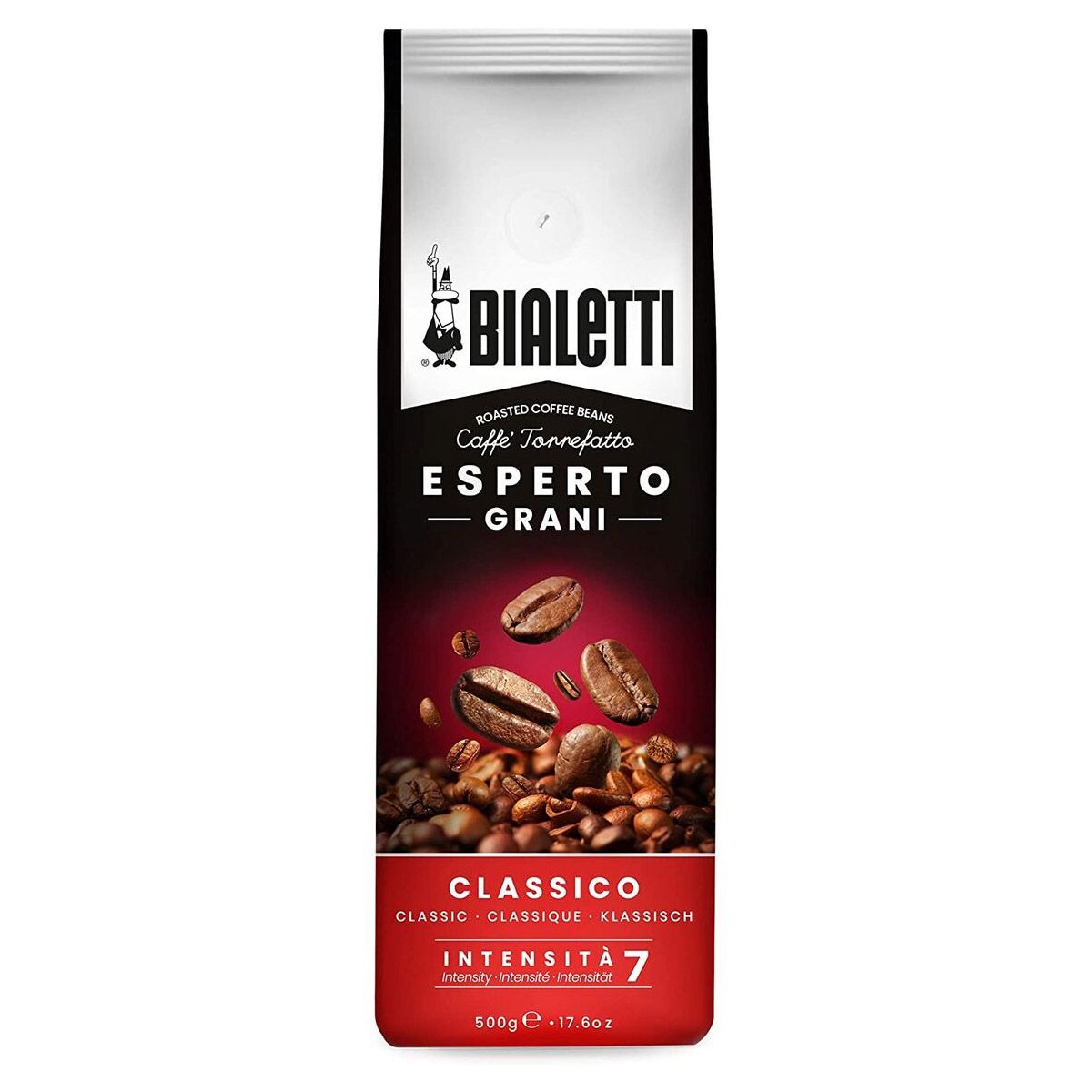 Кофе в зернах Bialetti Esperto Grani Classico 500г
Кофе в зернах Bialetti Esperto Grani Classico 500г