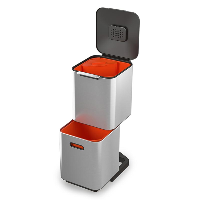 Контейнер для мусора с двумя баками Joseph Joseph Totem Compact 40л, нержавеющая сталь, Серебряный
Контейнер для мусора с двумя баками Joseph Joseph Totem Compact 40л, нержавеющая сталь, Серебряный