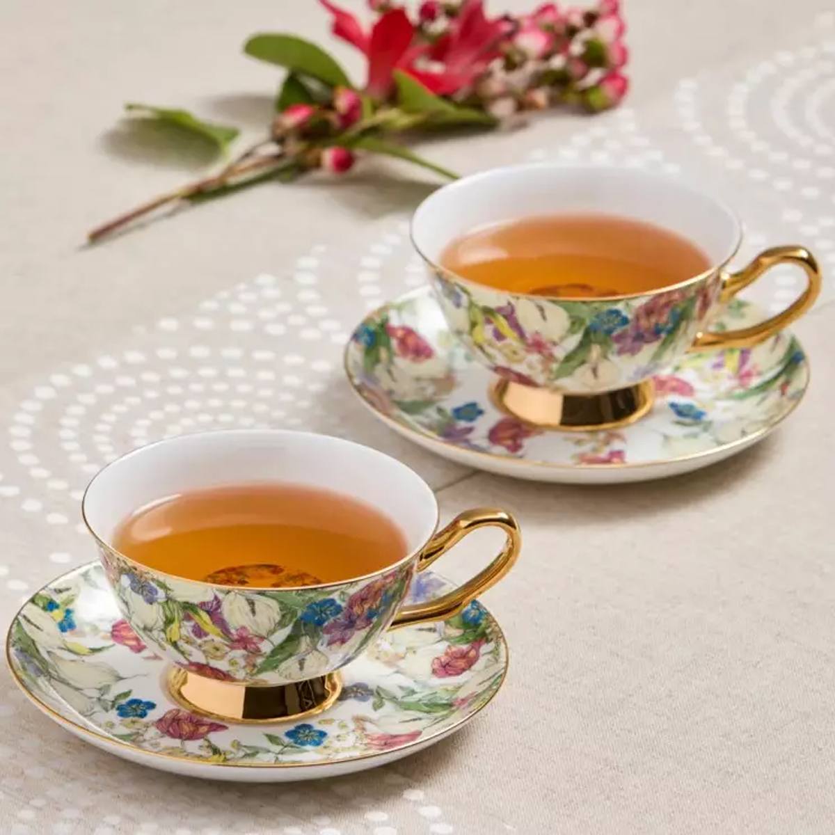 Набор чайных пар Decor de table Флёр д'Ор, 2шт
Набор чайных пар Decor de table Флёр д'Ор, 2шт