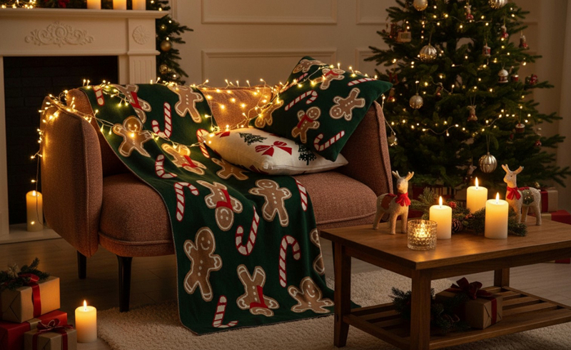 Волшебные пледы и подушки — секрет новогоднего уюта Волшебные пледы и подушки — секрет новогоднего уюта