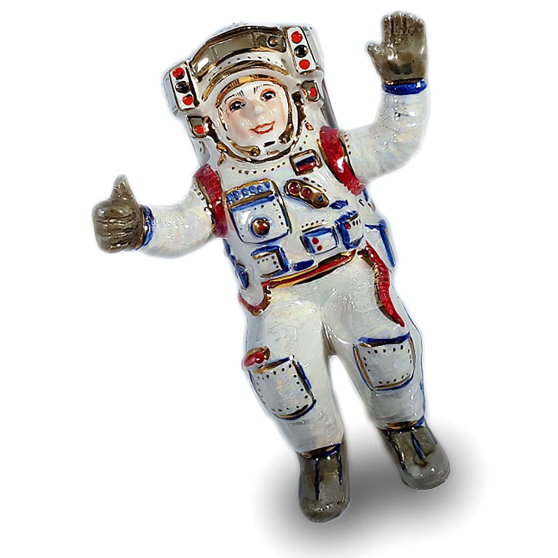 Елочная игрушка Фарфоровая мануфактура Ретро-Космос. Космонавт в открытом космосе, Разноцветный
Елочная игрушка Фарфоровая мануфактура Ретро-Космос. Космонавт в открытом космосе, Разноцветный