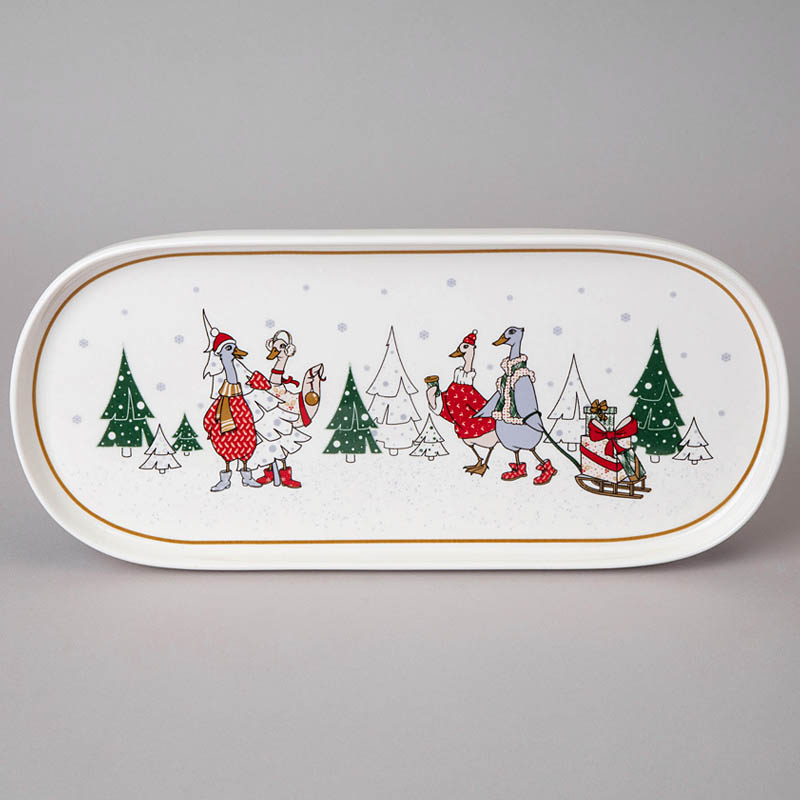 Блюдо овальное Lefard Family Christmas Гуси 34x14,5см
Блюдо овальное Lefard Family Christmas Гуси 34x14,5см