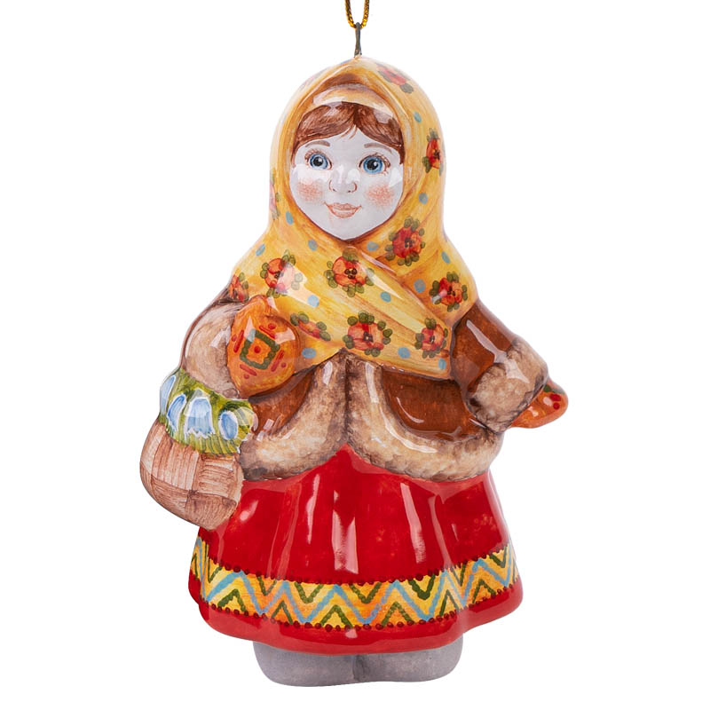 Елочная игрушка Ярославская Керамическая Мануфактура Зима пришла. Настенька с подснежниками, Разноцветный
Елочная игрушка Ярославская Керамическая Мануфактура Зима пришла. Настенька с подснежниками, Разноцветный