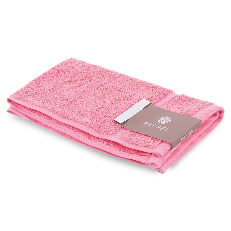 полотенце karna favori розовый 70х140 см Полотенце махровое Pappel Cirrus/S 30x50см, цвет розовый