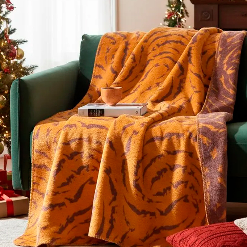 

Плед 200x220см Pappel Cotton, коричневый