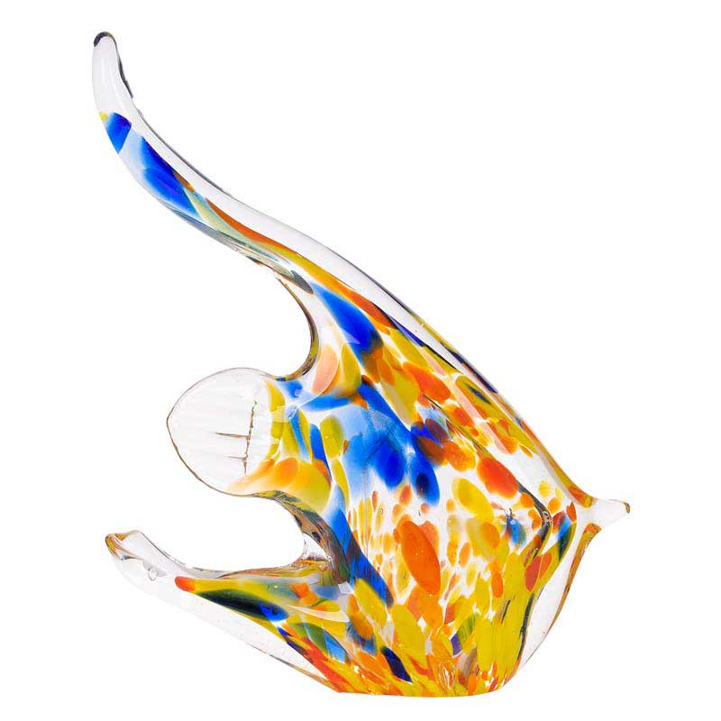 Фигурка цветная гутной работы Evis Рыбка Скалярия Zapel 96 13 002 0010 01 - фото 2