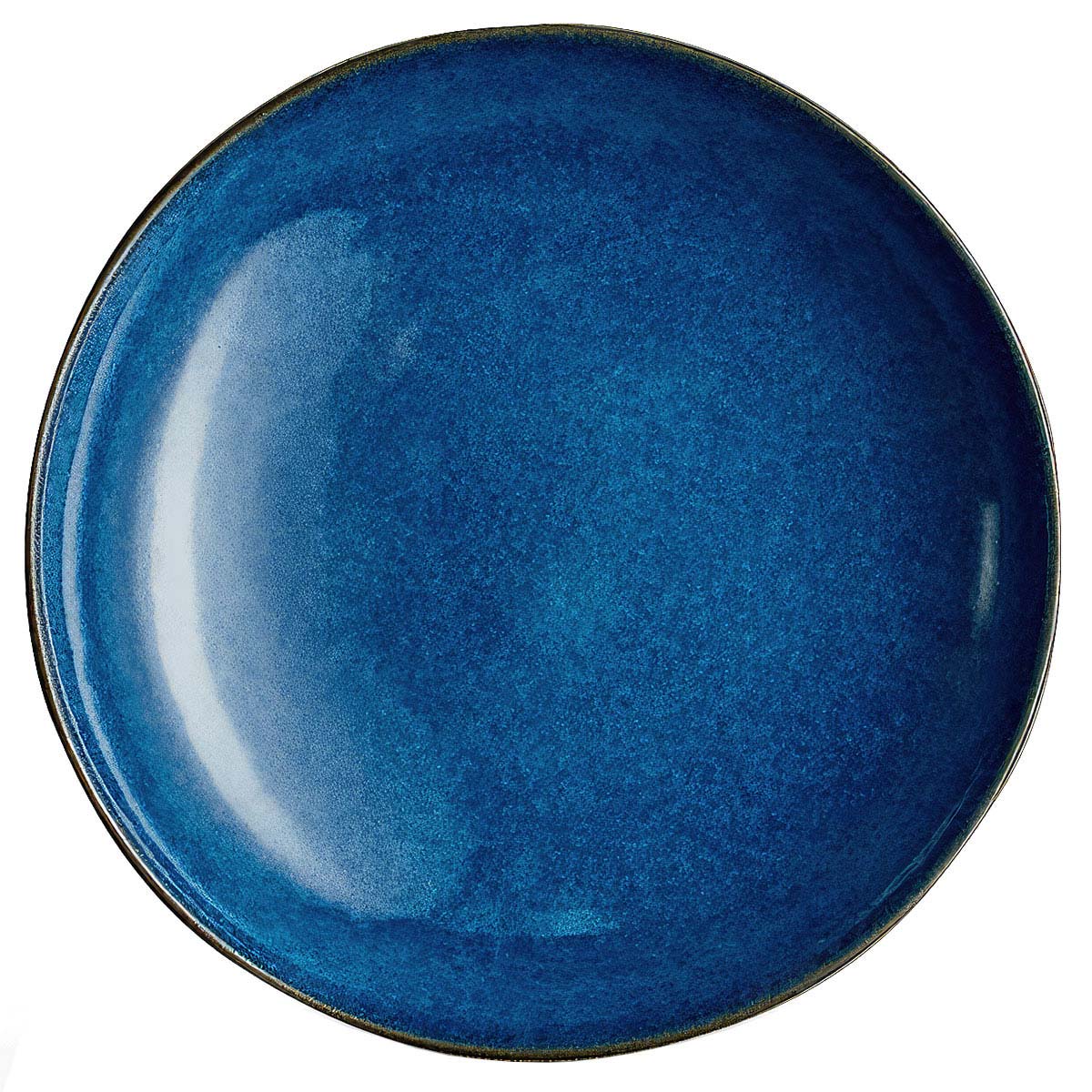 Тарелка оригинальная глубокая Kenai Ceramics Azores Fogu Kenai Ceramics AZ_24_ГЛ_FO, цвет синий - фото 1