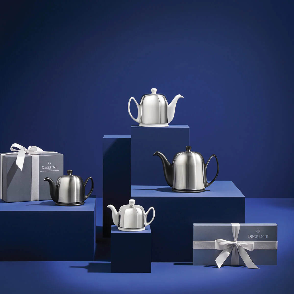 

Чайник заварочный с ситечком на 8 чашек Degrenne Salam White