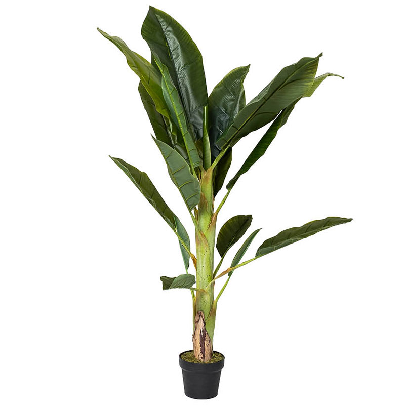 Растение искусственное Garda Decor Банановый куст Garda Decor 29BJ-803-17, цвет зеленый