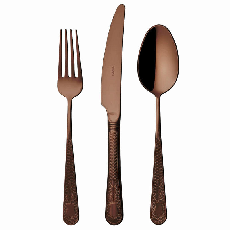 

Набор столовых приборов Herdmar Guell 24 предмета на 6 персон, шоколад