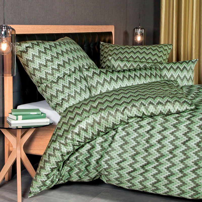Комплект постельного белья 2-спальный Janine Messina, цвет зеленый
