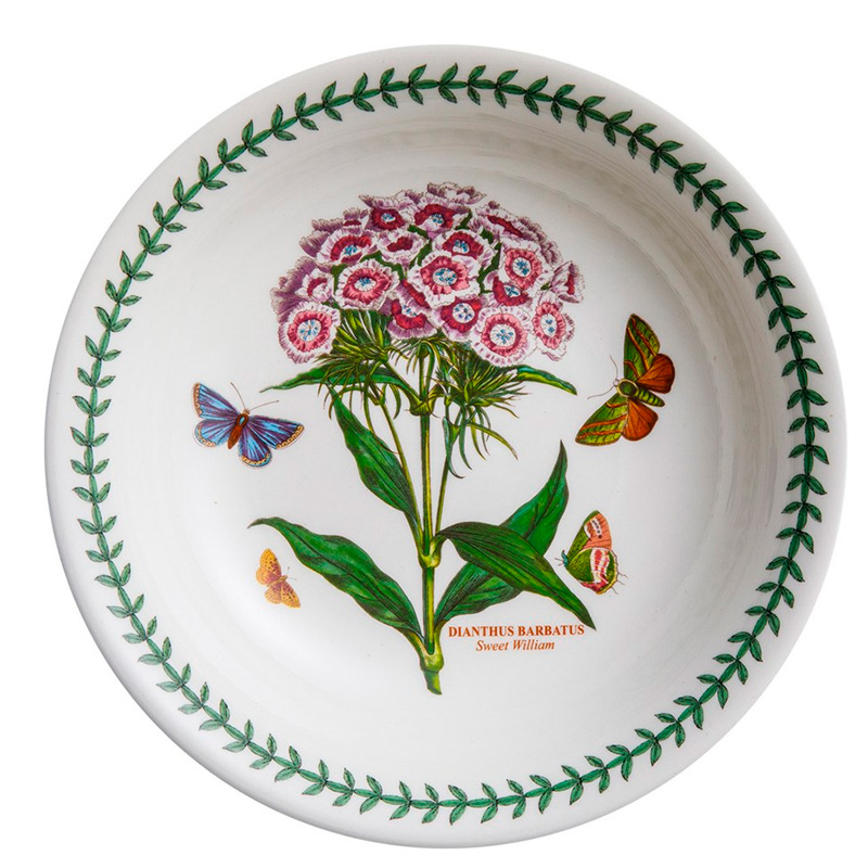 

Тарелка для пасты Portmeirion Ботанический сад Гвоздика турецкая