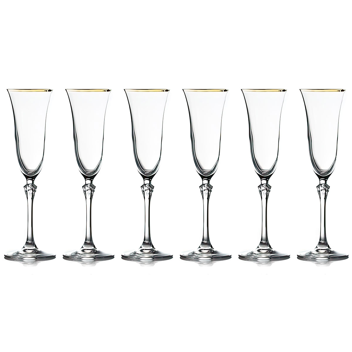 Набор бокалов для шампанского Le Stelle Gemma Le Stelle LR-036, цвет прозрачный