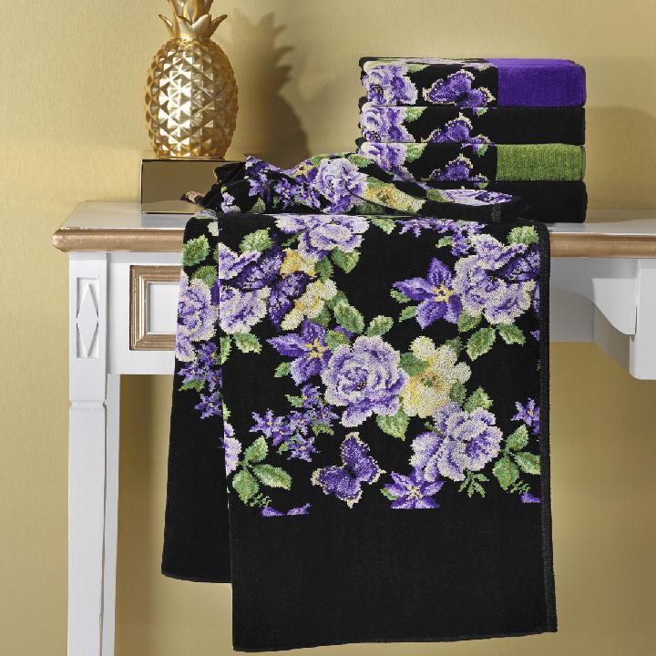 Полотенце Feiler Margo 37x50см, цвет черный