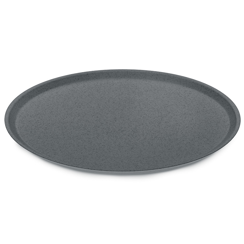Тарелка 25,5см Koziol Connect Organic, цвет темно-серый