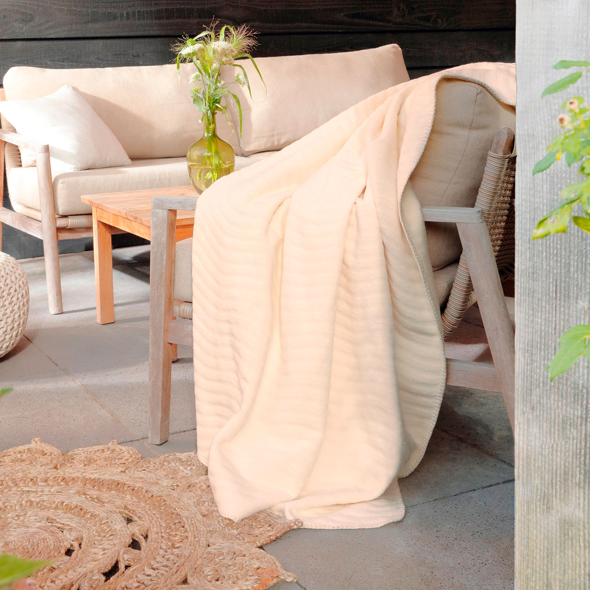 

Плед 150x200см Biederlack White Sandsation Nuance