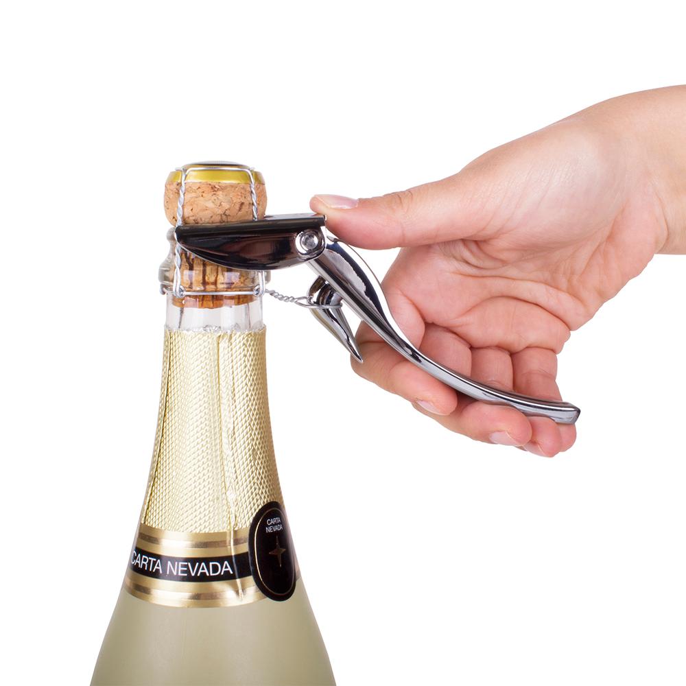 

Открывалка для игристых вин Brut золотая, Золотой