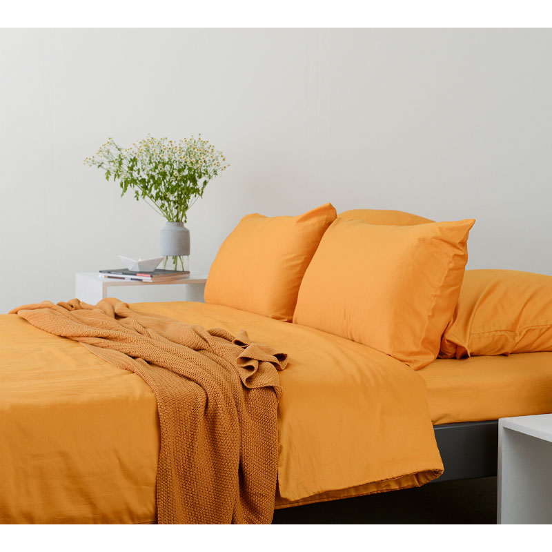 Комплект постельного белья 1,5-спальный Tkano Wild, шафран Tkano TK20-DC0007 - фото 2