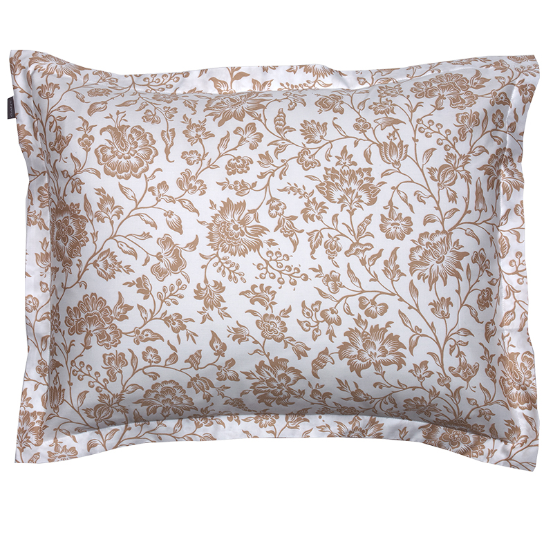 

Наволочка Gant Home Croydon Flower 50x70см, цвет бежевый