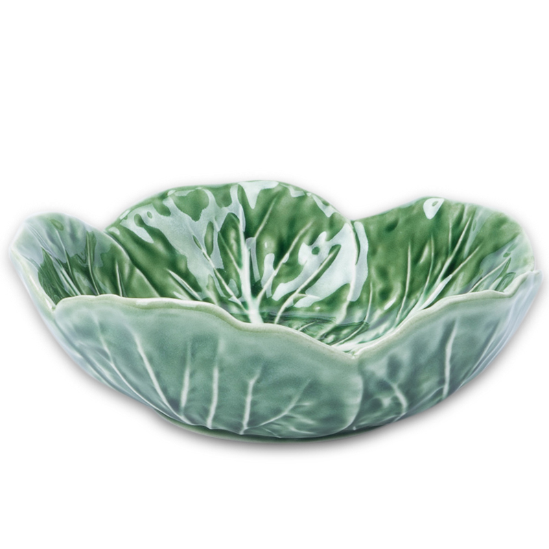 Салатник Bordallo Pinheiro Cabbage Natural 15x15x5,5 см Bordallo Pinheiro 65000696, цвет зеленый - фото 2