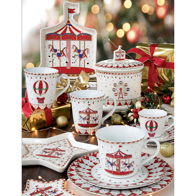 Набор кофейных пар Easy Life Christmas Wonderland, 2шт Easy Life R1107/CHWO, цвет белый R1107/CHWO - фото 2