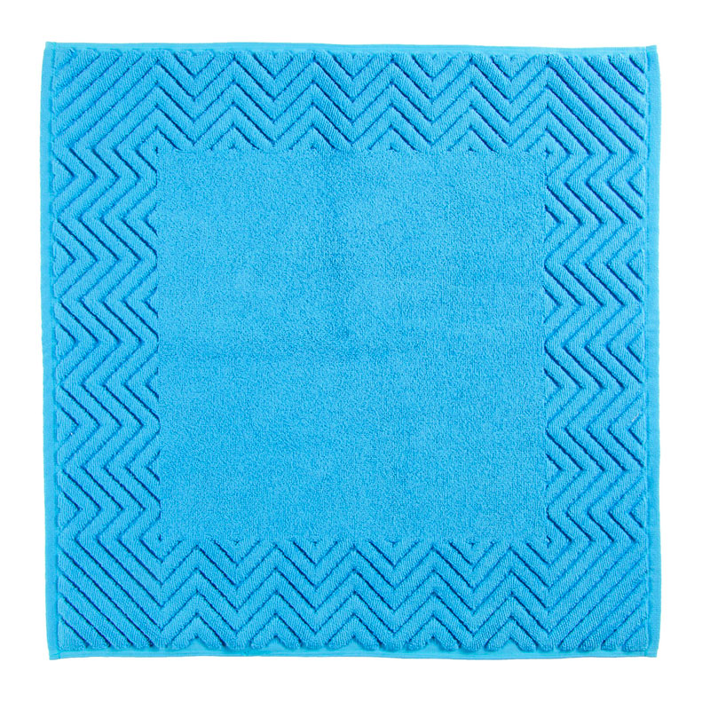 

Коврик для ванной 60x60см Frottana ELEGANCE-UNI, цвет голубой