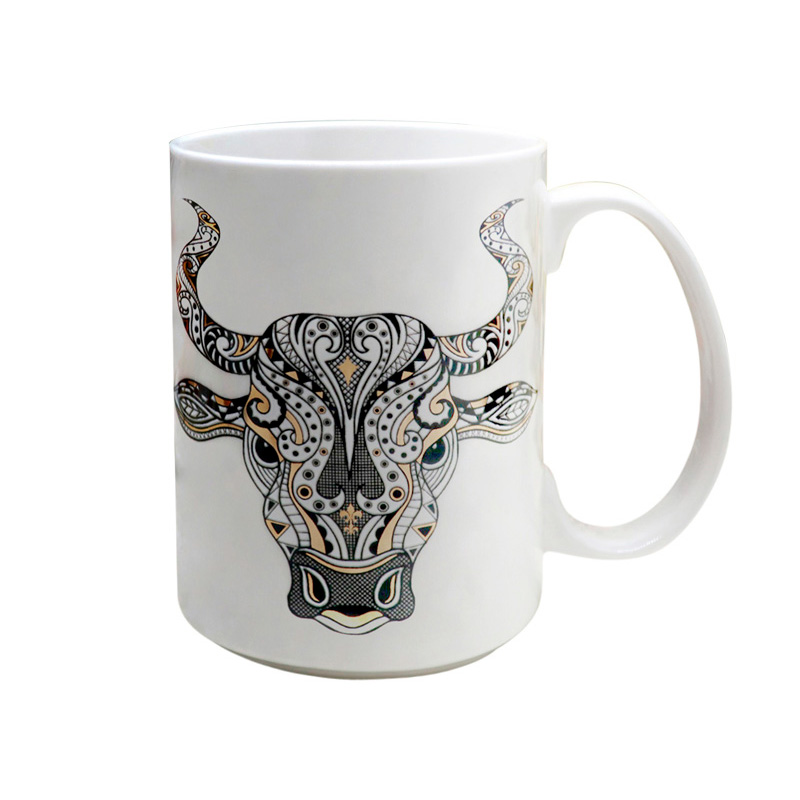 

Кружка Home & Style Wild Бык, Белый