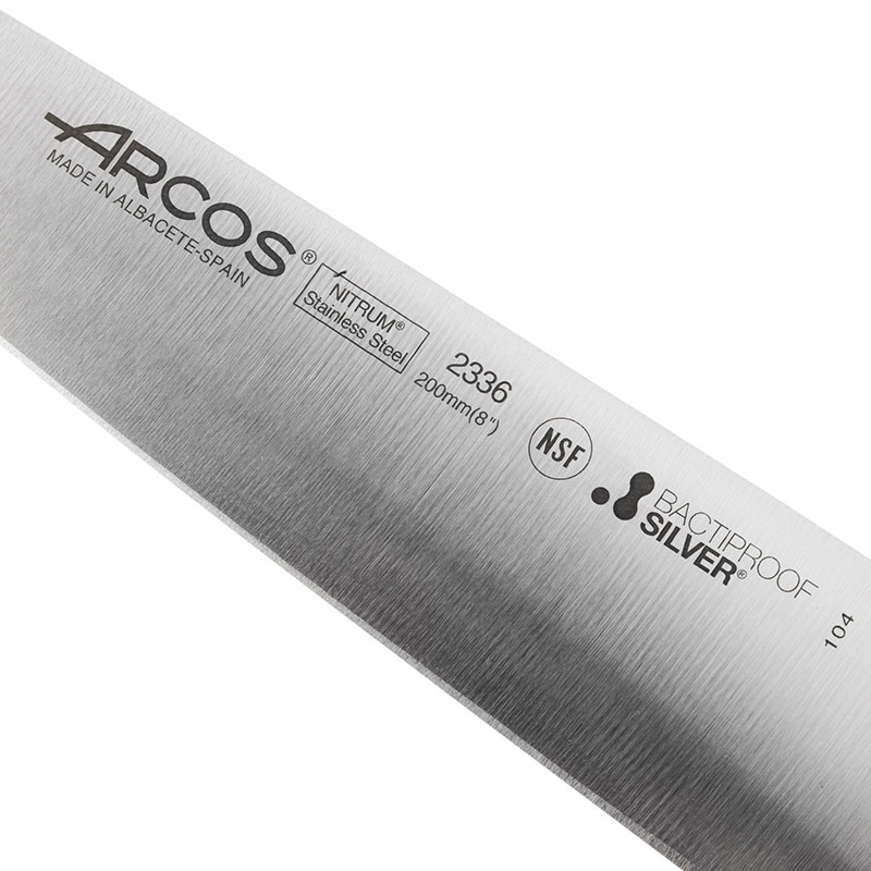 Шеф-нож Arcos Riviera Blanca Arcos 233624W, цвет серебристый - фото 2