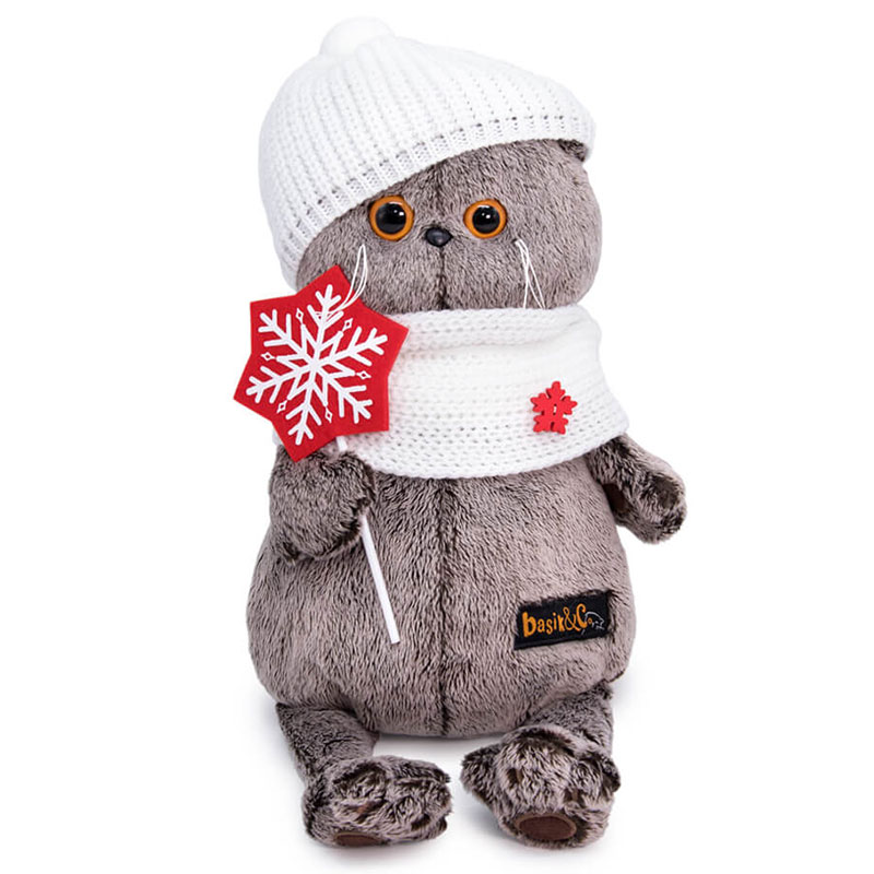 

Мягкая игрушка BUDI BASA collection Басик в зимнем комплекте, Серый