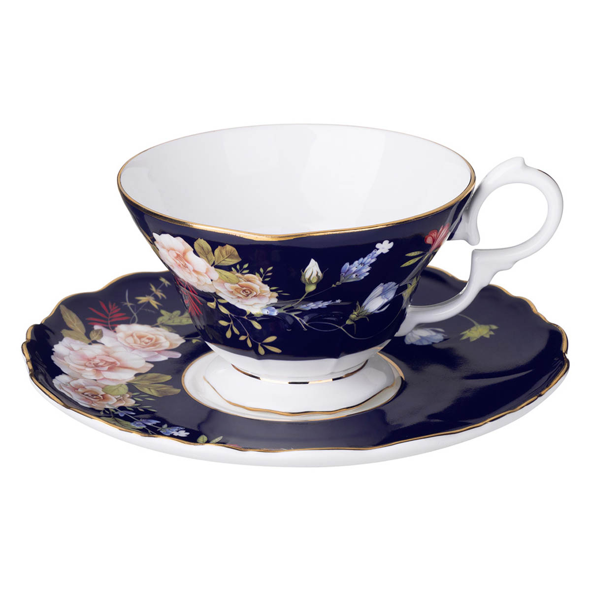 Чайная пара Lefard Belle Кобальт 280мл 1613₽