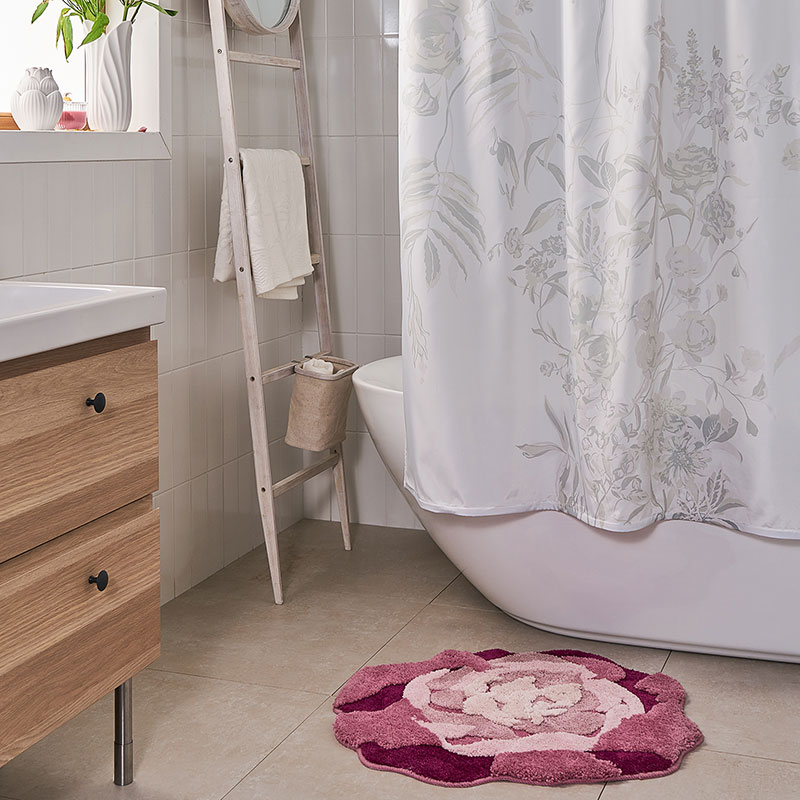Штора для ванной комнаты Moroshka Fleur, цвет белый пюре овощное fleur alpine с говядиной и цельными злаками с 8 месяцев 100 г