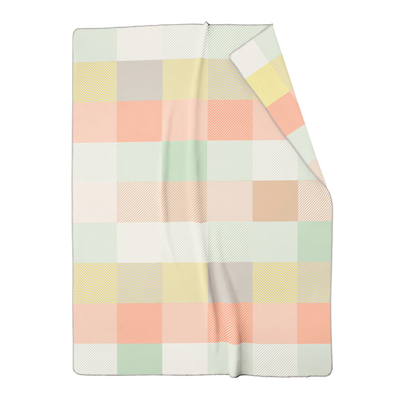 

Плед 1,5-спальный Biederlackborbo Pastel Gradient Gamble, Многоцветие