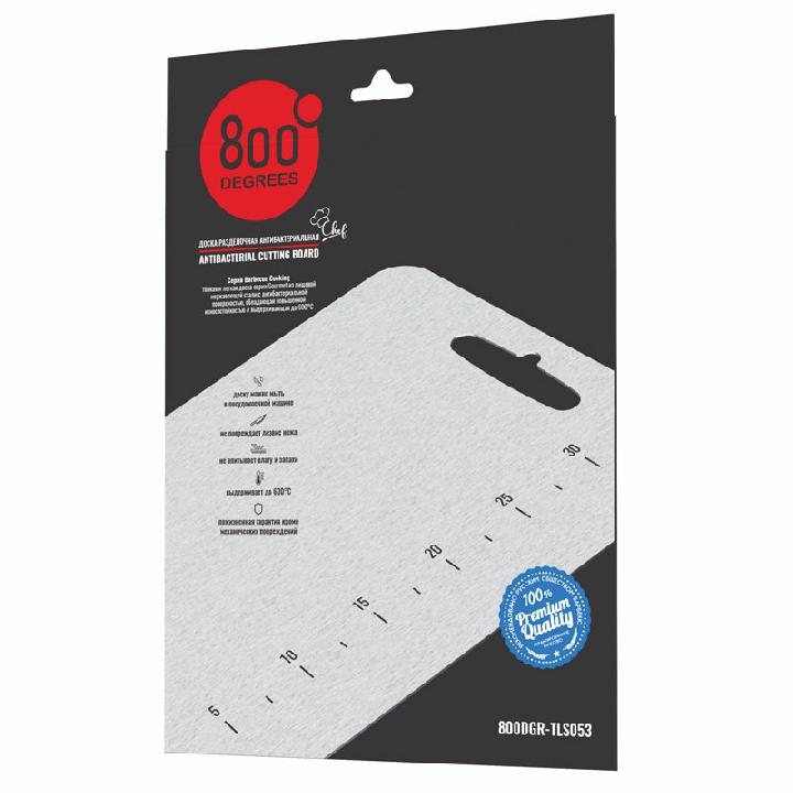 Доска разделочная антибактериальная 800 Degrees Stainless Steel Cutting Board