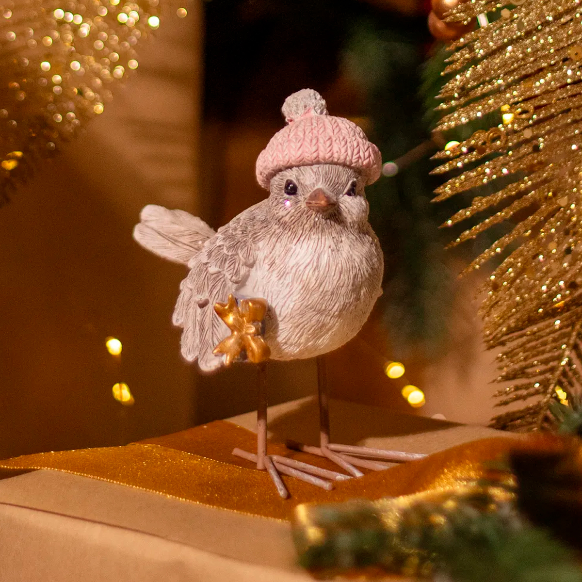 

Статуэтка Lefard Новый Год! Птичка в шапочке