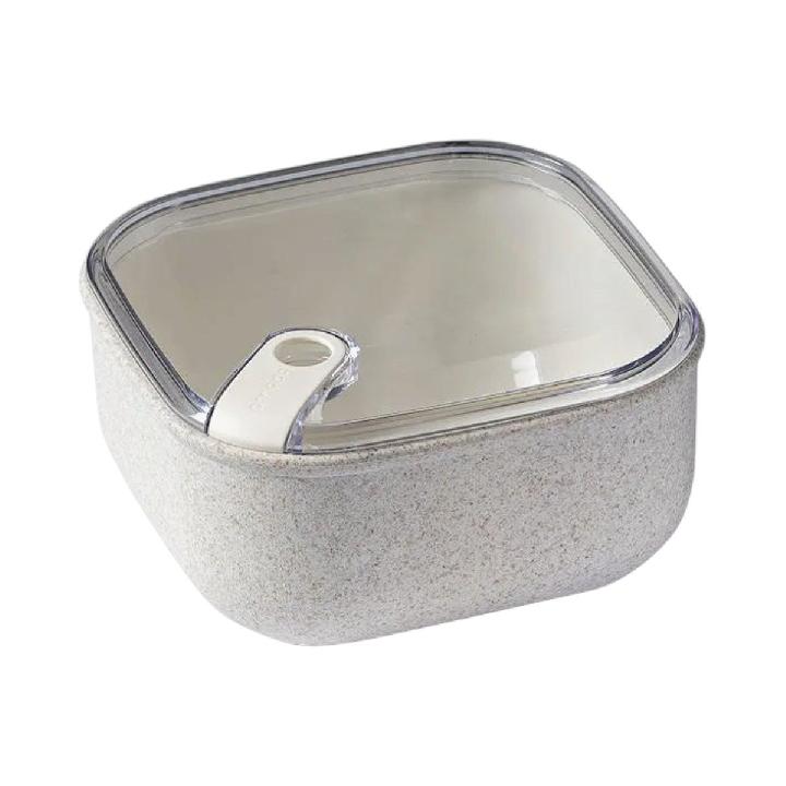 Контейнер квадратный Omada Pull box bioamo 1л, белый